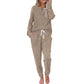 Women's Top & Drawstring Pants 2-Piece Set
