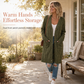 Women's Long Single Breasted Knitted Cardigan Sweater Casual Outerwear Coat for Autumn and Winter