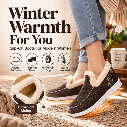 🖤Black Friday Sale: only ￡14.99!! 💞50K+ SOLD! 😍Women's Winter Plush-Lined Snow Boots