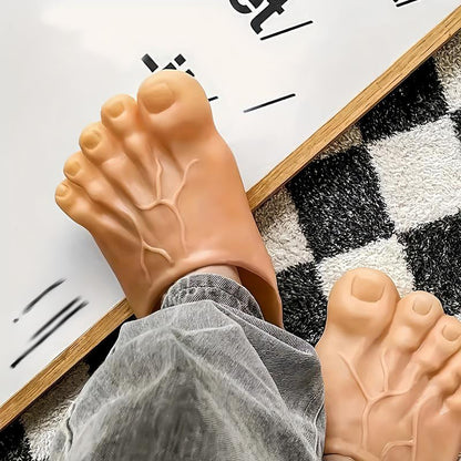 🤣🔥 Limited-Time Special sales - only ￡9.99🦶 Jumbo Funny Feet Slippers – Big Feet, Bigger Laughs! 🎁😂