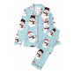 ⏳ This Week's Hot Sales - Just ￡14.99🎁 Women’s Christmas Long Sleeve Notched Collar Pajama Set – Cozy & Festive Sleepwear ✨