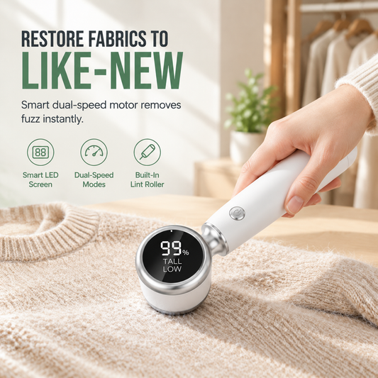 ⏳🔥 Limited-Time Hot Deal – Save 57%! 🎁✨ Rechargeable Electric Lint Remover with Smart Digital Display 🧥⚡🧶