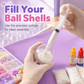 🔥50% OFF NOW! DIY Squeeze Ball Making Kit with colorful clay & sparkling fillers, leak-proof slow-rising fun, no-mess craft for kids 🎨🧪✅💥