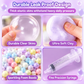 🔥50% OFF NOW! DIY Squeeze Ball Making Kit with colorful clay & sparkling fillers, leak-proof slow-rising fun, no-mess craft for kids 🎨🧪✅💥