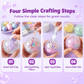 🔥50% OFF NOW! DIY Squeeze Ball Making Kit with colorful clay & sparkling fillers, leak-proof slow-rising fun, no-mess craft for kids 🎨🧪✅💥