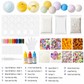 🔥50% OFF NOW! DIY Squeeze Ball Making Kit with colorful clay & sparkling fillers, leak-proof slow-rising fun, no-mess craft for kids 🎨🧪✅💥