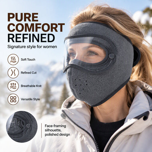 🔥This week's Hot Sales - Just ￡7.99💥Winter Windproof Warm Face Mask with HD Goggles