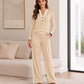⏳LAST DAY SALES - 60% OFF🔥Women's Striped Long Sleeve Top & Wide-Leg Pants Set