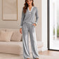 ⏳LAST DAY SALES - 60% OFF🔥Women's Striped Long Sleeve Top & Wide-Leg Pants Set