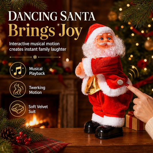 Dancing Santa Claus Toy for Christmas Decorations
