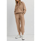 💖2026 Autumn’s Sale 70% OFF✨🍂Women's  2-Piece Long Sleeve Half Zip Pullover Fall Tracksuit Sweatsuits Set